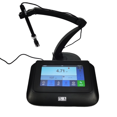 Labortechnischer Touchscreen Elektronischer pH-Meter mit hoher Genauigkeit und Temperaturkompensation