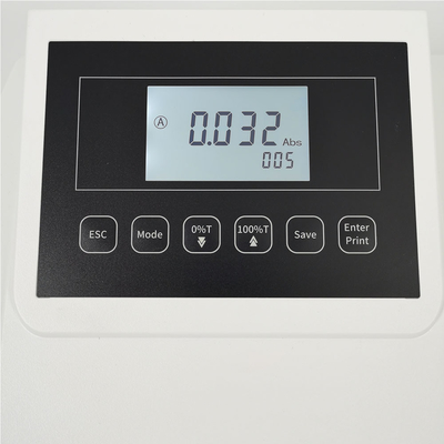 Ökonomisches 4nm-Single-Beam-Sichtbares Spektrophotometer mit 320-1020nm-Wellenlängenbereich