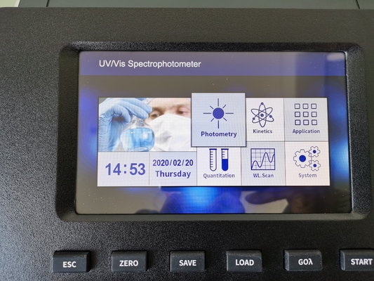 Laborwasserprüfung Essentielle 1nm-Xenonlampe Doppelstrahl UV-Vis-Spektrophotometer