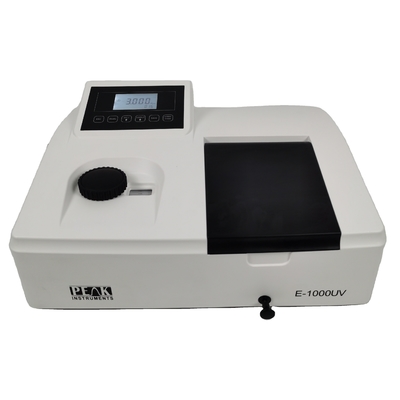 Einzelstrahl sichtbar 320-1000nm Wellenlänge Bereich Chemieanalysator Spektrophotometer