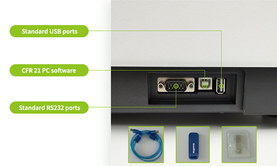 7-Zoll-LCD-Touchscreen Spektralbandbreiten-Spektrophotometer für Fachleute