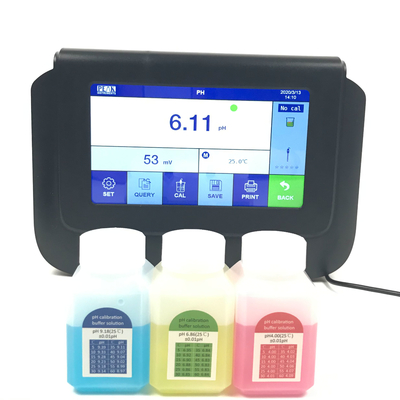 Hochauflösende 7-Zoll Farb-LCD-Touchscreen Lab Digitale mV ph Meter für Abwasser