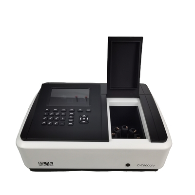 7-Zoll-LCD-Anzeige Einstrahl-Laborspektrophotometer für Wellenlänge 320-1100nm