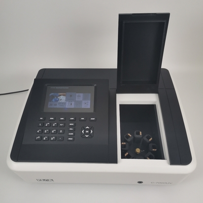 7-Zoll-LCD-Bildschirm ökonomischer Single-Beam-Sichtbares Spektrophotometer 320-1100nm für das Labor