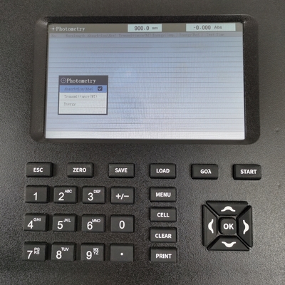 Silikonknopf 190-1100nm UV Vis Auto Zero Spektrophotometer für Labortests