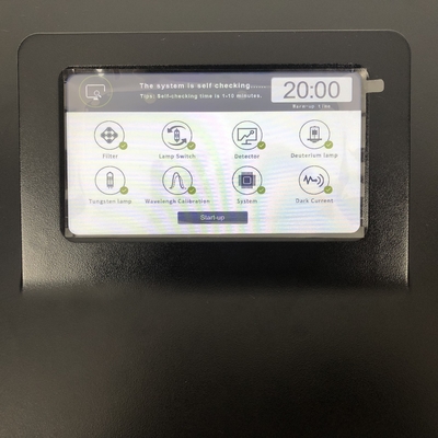 Große LCD-Touch-Display Grundlegendes Single-Beam-Sichtbares Spektrophotometer mit USB-Ausgangsport