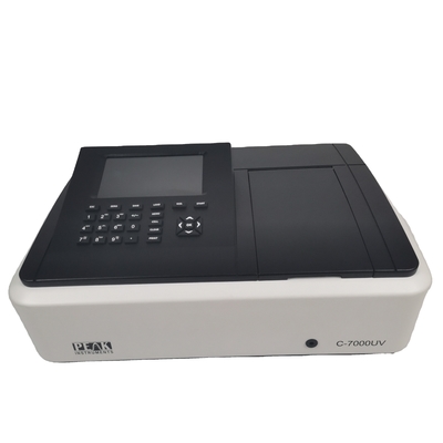 360 nm Streuflicht Labor Einstrahl sichtbares Spektrophotometer 320-1100 nm 2 nm Bandbreite