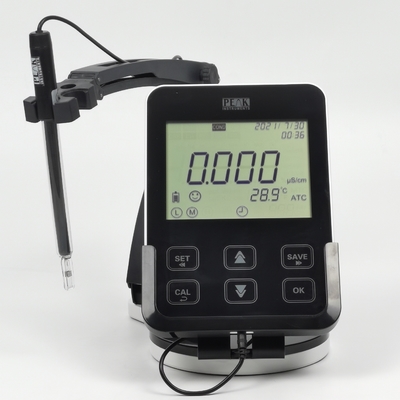 5 Zoll Berührungsplatte Wasser TDS Leitfähigkeit Meter Spitze Instrumente Laborbank
