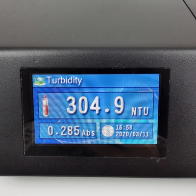 Grundfehler ±2%FS 4,3 Zoll Farb-LCD-Bildschirm-Turbiditätsmesser mit LED-Lichtquelle