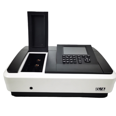 Professionelles 190-1100nm UV-Doppelstrahlspektrophotometer mit Deuterium/Tungstenlampe
