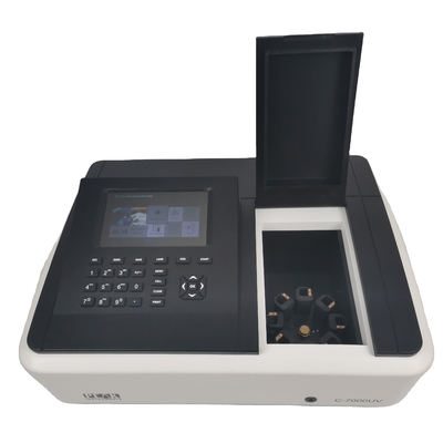 Mikroprozessorbasiertes Doppelstrahl-Spektrophotometer 190-1100nm 7 Zoll Farbbildschirm UV Vis