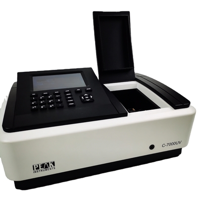 Wellenlängenbereich 190-1100 nm Einstrahlspektrophotometer für die Mikrocomputerverarbeitung