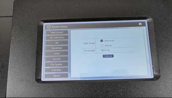 8 Zellhalter T-9200 UV-Sichtbares Spektrophotometer mit 2 nm Bandbreite und Touchscreen
