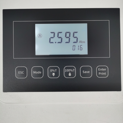 Deuterium/Tungsten-Lampe Grundlegende Einzelstrahl-Handbuch-Spektrophotometer 190 nm bis 1020 nm